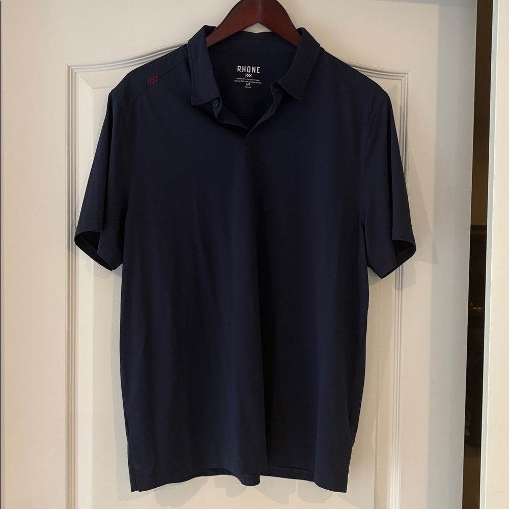 RHONE Men's Polo Shirt - Navy